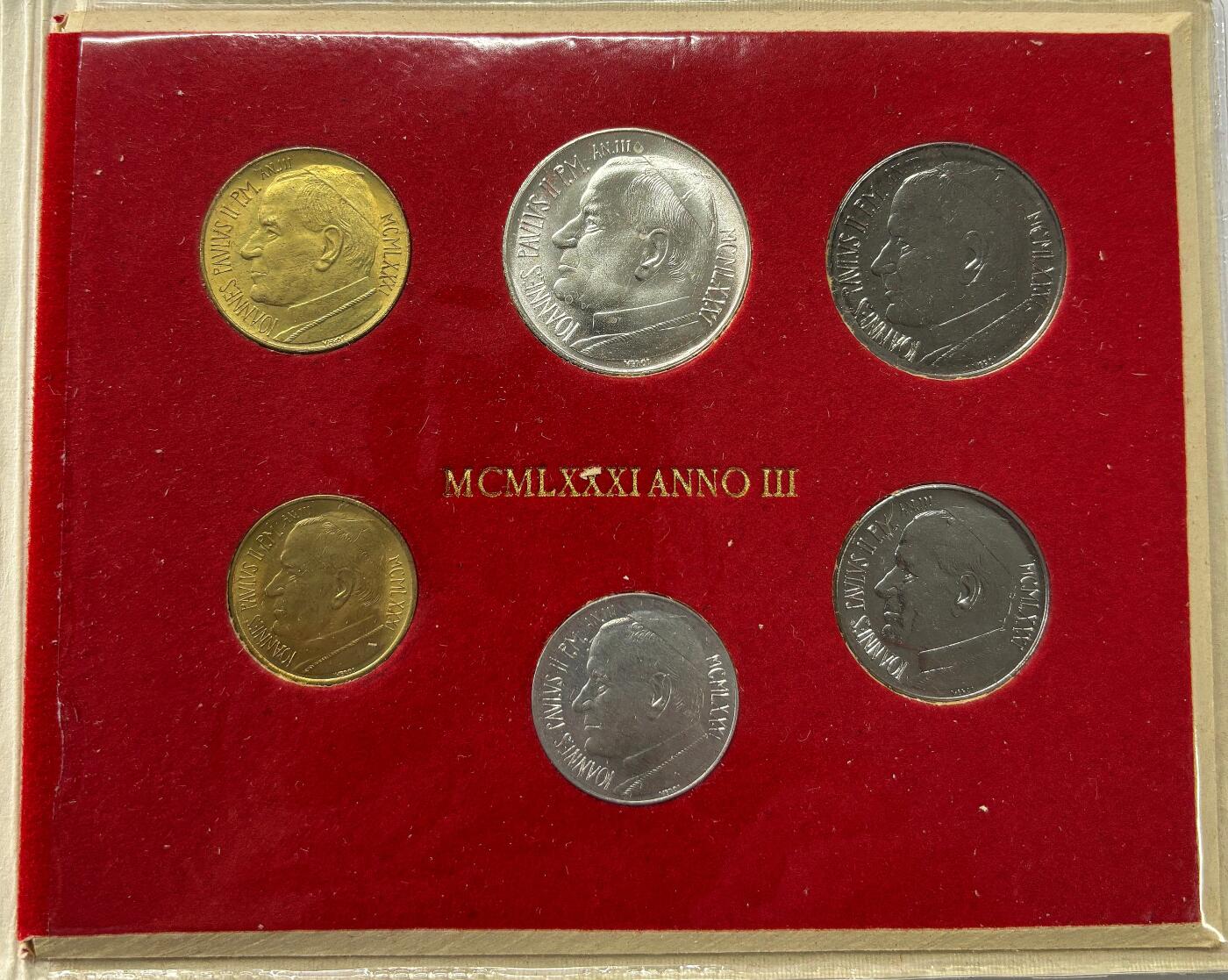 【雨安】【世界币章112-113期】周五/周六 两场连拍 2025-10-31 周五 19:30 保真 8秒倒数自动落锤 高效拍卖  [现代套币] Vatican 梵蒂冈套币 1976年