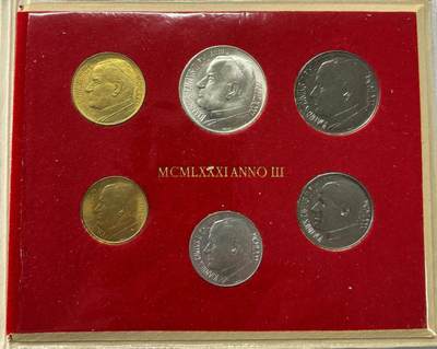 【雨安】【世界币章112-113期】周五/周六 两场连拍 2025-10-31 周五 19:30 保真 8秒倒数自动落锤 高效拍卖  - [现代套币] Vatican 梵蒂冈套币 1976年