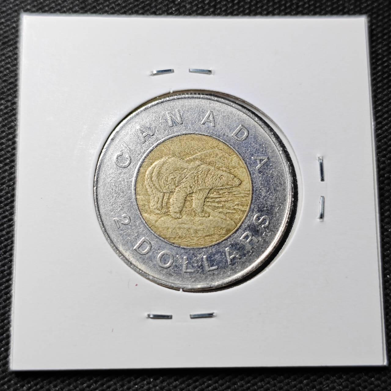 KK钱币收藏小铺  第361场  2月预留时间 周末发货  加拿大2元