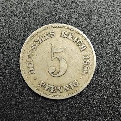 【淘币小摊】实时拍第七百八十一拍   散币场   满百包邮可预留二周 每周一统一发货   - 德国1888年5芬妮镍币