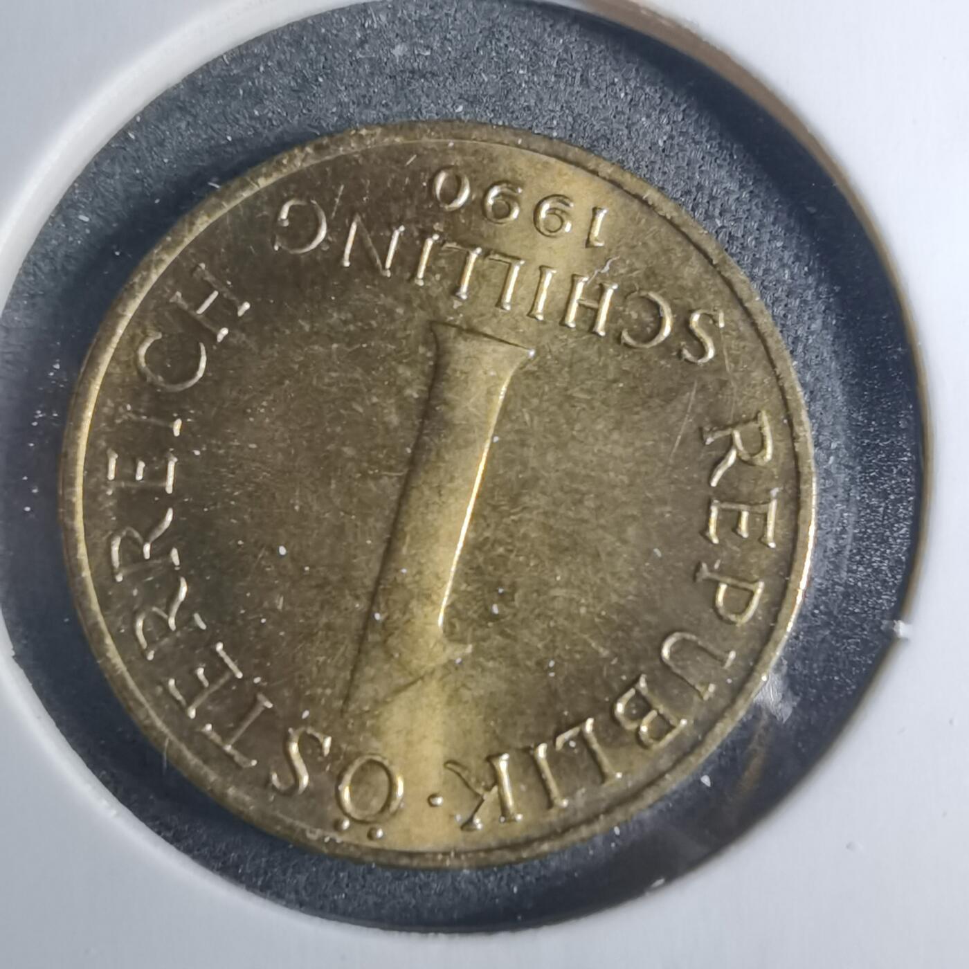 沼泽如烟--第885场 奥地利1990年1先令