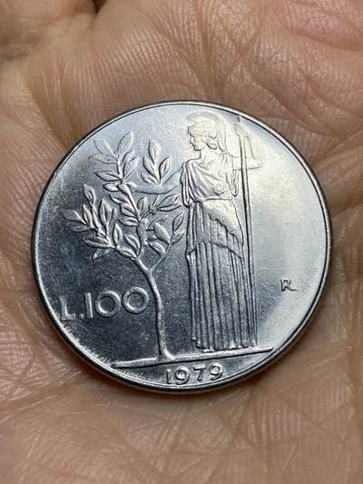 2025年第一百二十场(总第一百四十六场）外国好品散币(免佣金) - 意大利🇮🇹1979年100里拉
