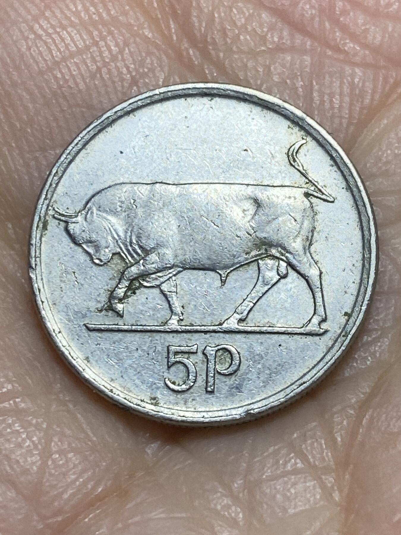 2025年第一百二十场(总第一百四十六场）外国好品散币(免佣金) 爱尔兰🇮🇪1992年5便士(共和国时期第二套第一版)