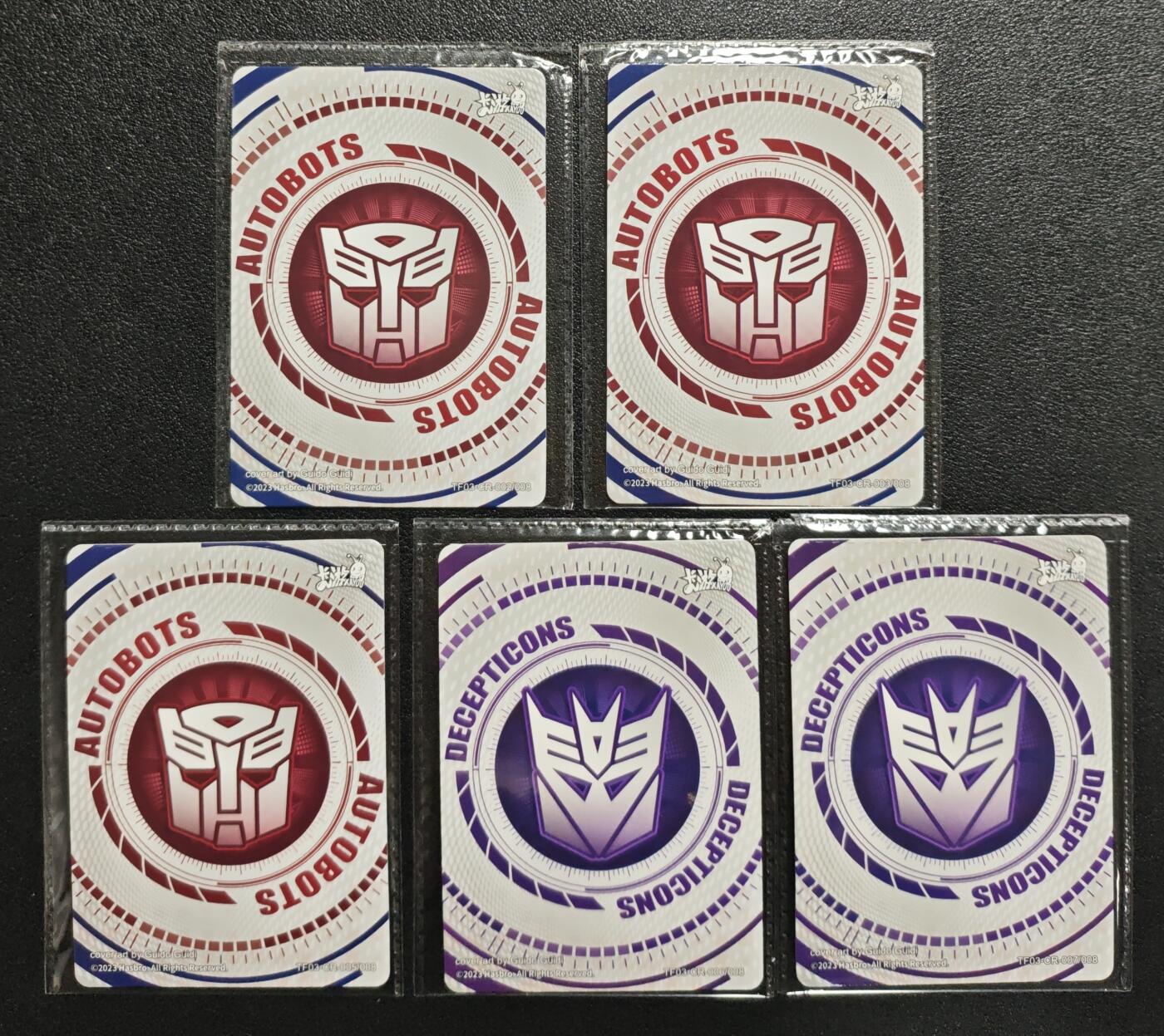 天玑星卡拍第134期《11.3周一截拍》持续收拍收评中 满赠卡需备注 卡游 CR 变形金刚 五张