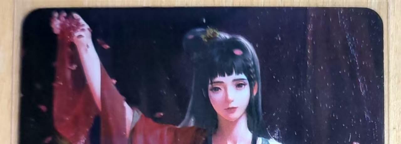 龙虎卡牌第六一场 （无佣金，单场满200元包邮，欢迎送拍） 粗闪 玩卡秀卡牌 古风美女