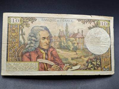 【淘币小摊】实时拍第七百八十二拍   无佣金纸币福利场   满百包邮可预留二周 每周一统一发货   - 法国10法郎