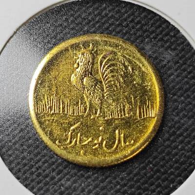 KK钱币收藏小铺  第362场  2月预留时间 周末发货 -  伊朗小公鸡代币 好品