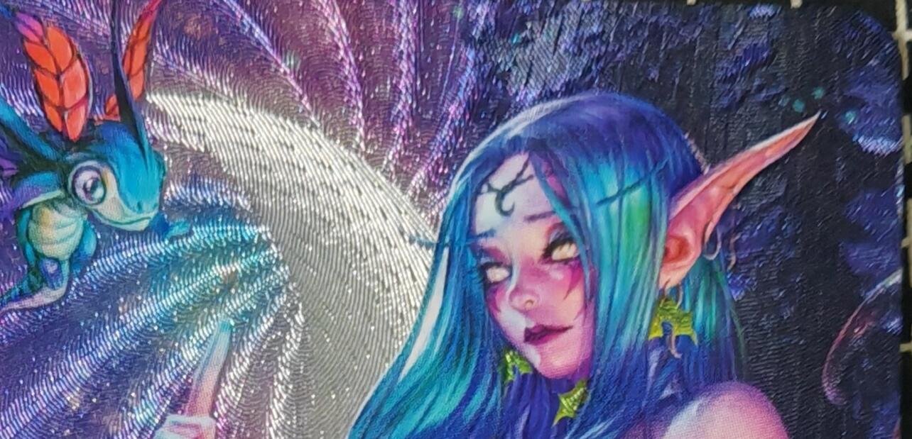 铃鹿第九期（提示一：自制卡难免瑕疵，可能存在撞角爆边等出厂瑕疵，介意慎拍；提示二：参拍请慎重，跑单押金不退的）） 五月福袋粗闪艺术卡1