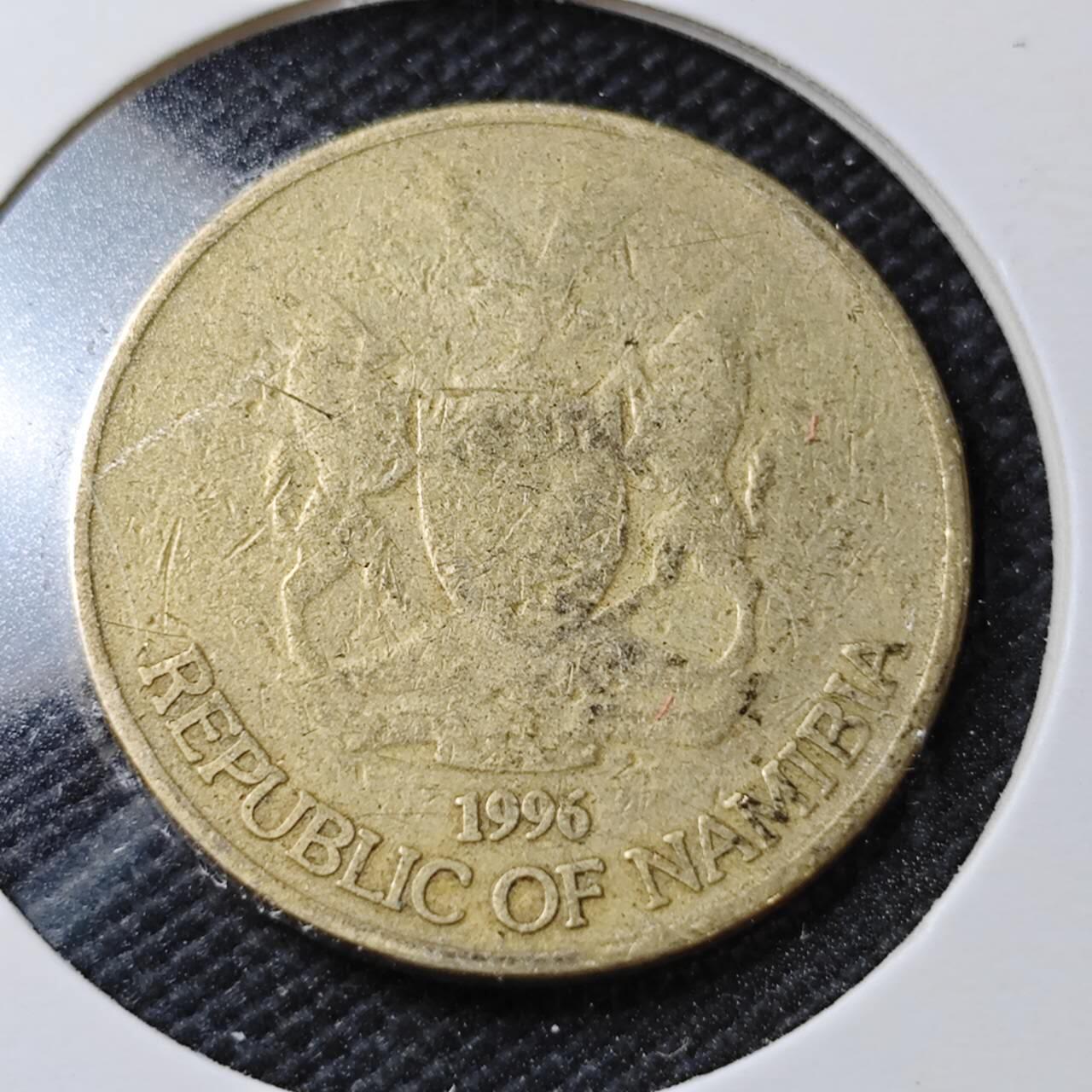 KK钱币收藏小铺  第362场  2月预留时间 周末发货 纳米比亚1元 