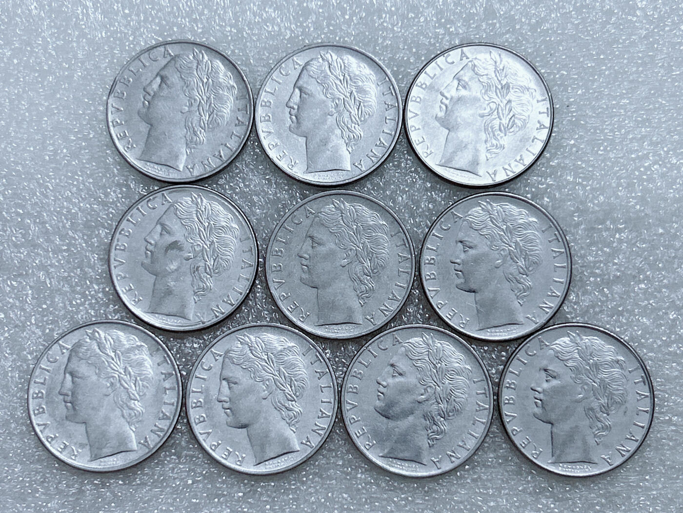 第一海外回流一元起拍收藏 散集专场  第260期 意大利100里拉不锈钢币 10枚