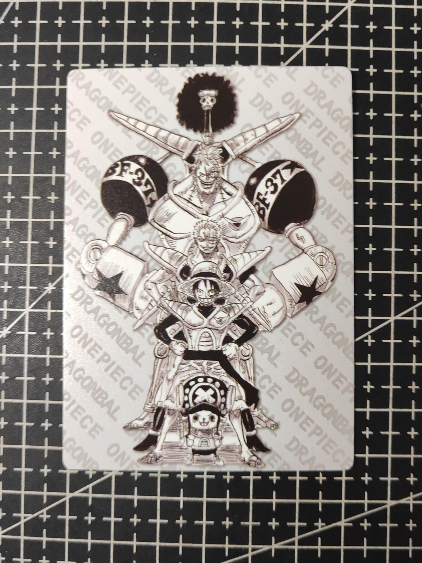 铃鹿第九期（提示一：自制卡难免瑕疵，可能存在撞角爆边等出厂瑕疵，介意慎拍；提示二：参拍请慎重，跑单押金不退的）） 奇点路飞粗闪单卡