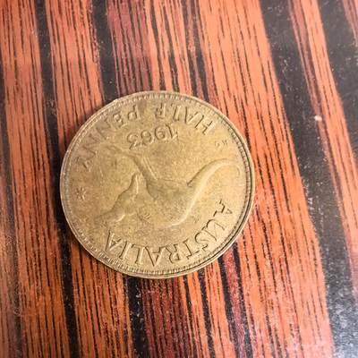 泡泡币外币第十八场可代拍15038385335微信 - 1963年澳大利亚袋鼠币。