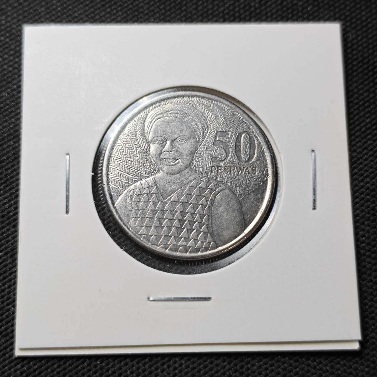 KK钱币收藏小铺  第362场  2月预留时间 周末发货 2020加纳50比塞塔 