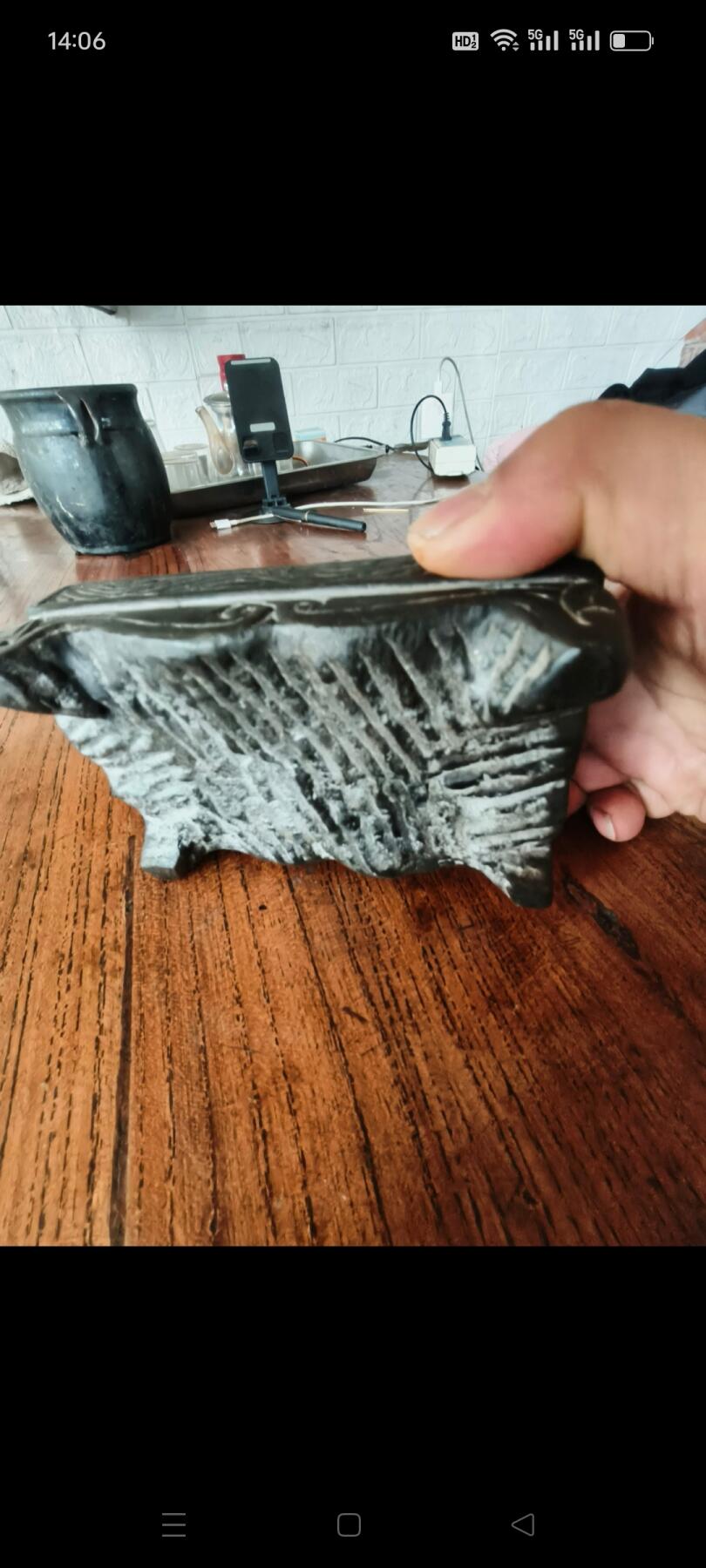 墨石纯争工雕刻老研台，致书房，画室，办公室陈设