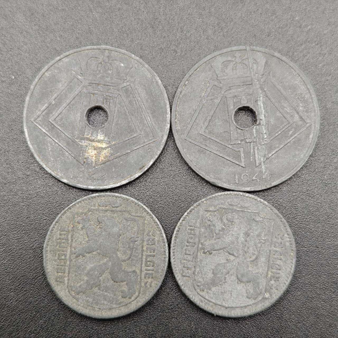 【淘币小摊】实时拍第七百八十一拍   散币场   满百包邮可预留二周 每周一统一发货   比利时锌币4枚