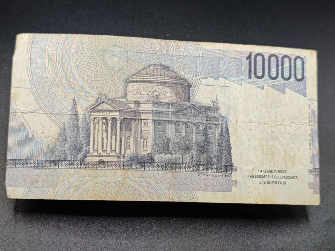 【淘币小摊】实时拍第七百八十二拍   无佣金纸币福利场   满百包邮可预留二周 每周一统一发货   意大利10000里拉