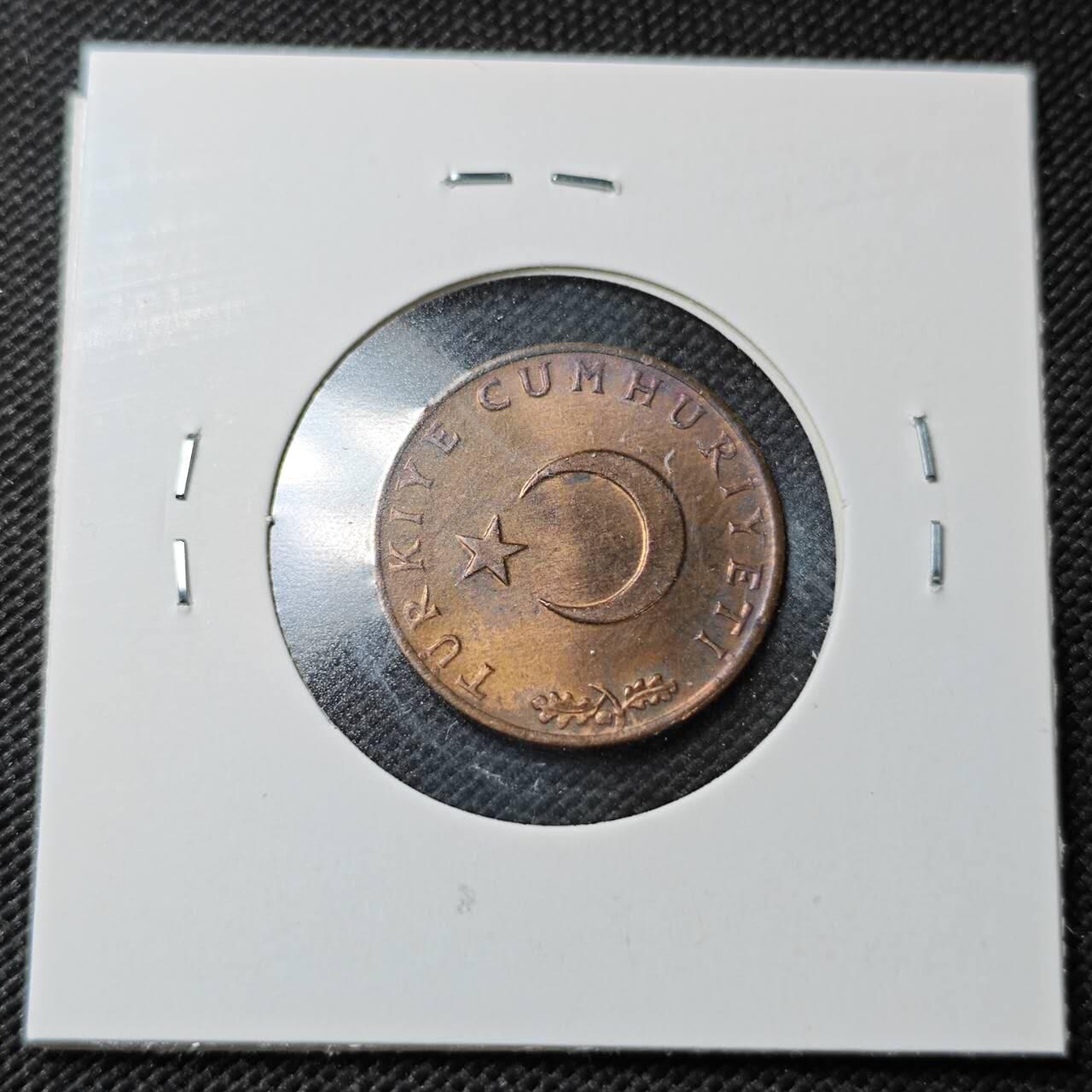 KK钱币收藏小铺  第362场  2月预留时间 周末发货  土耳其10库鲁铜币