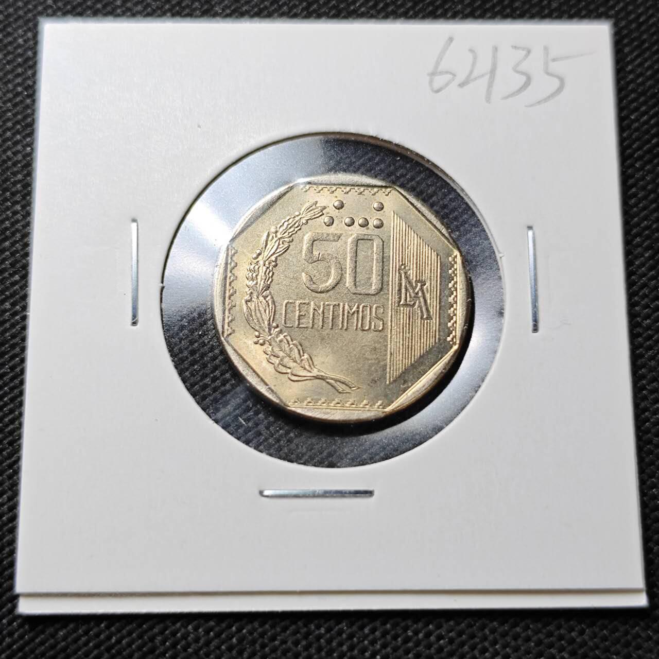 KK钱币收藏小铺  第362场  2月预留时间 周末发货  1993秘鲁50索尔