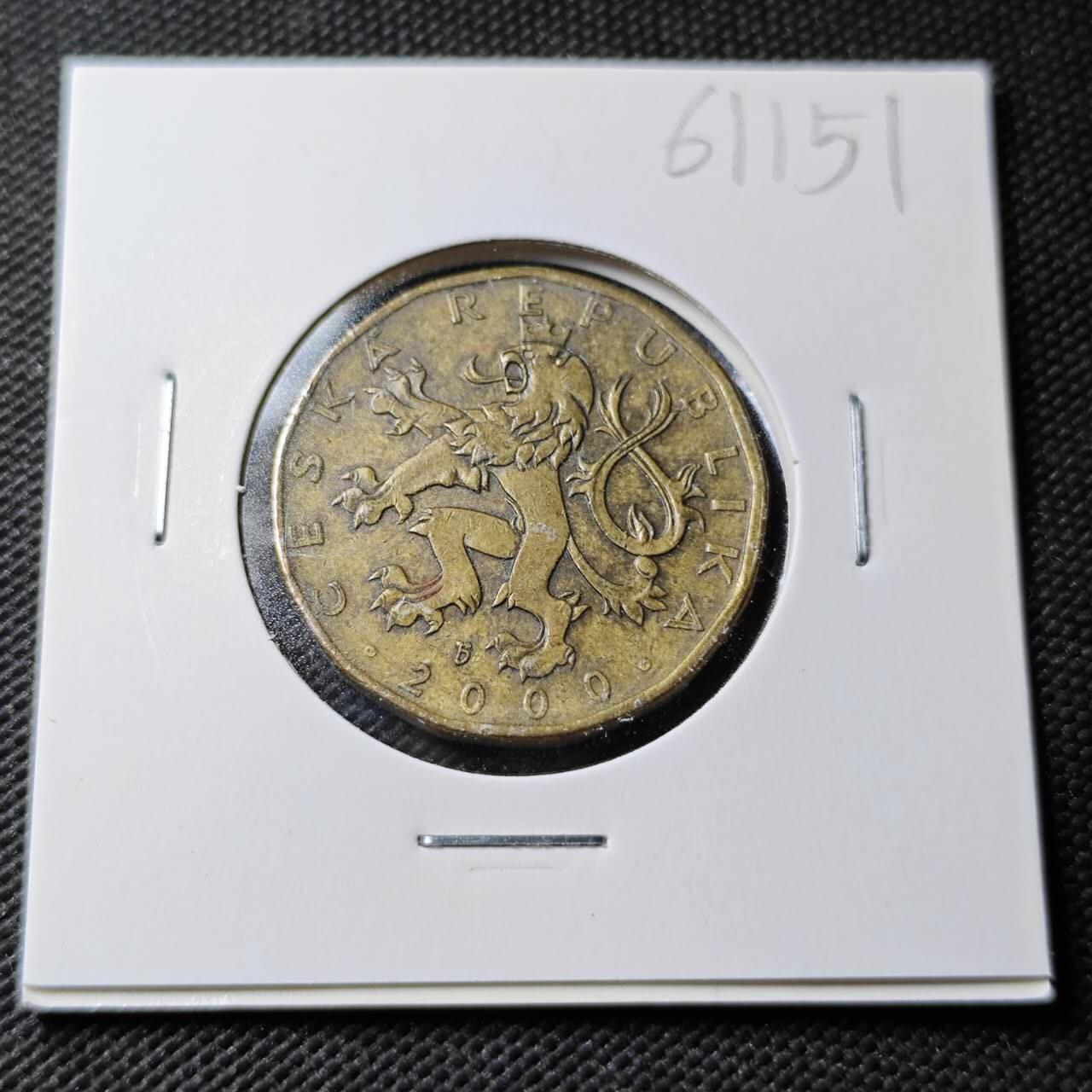 KK钱币收藏小铺  第361场  2月预留时间 周末发货  捷克20克朗纪念币