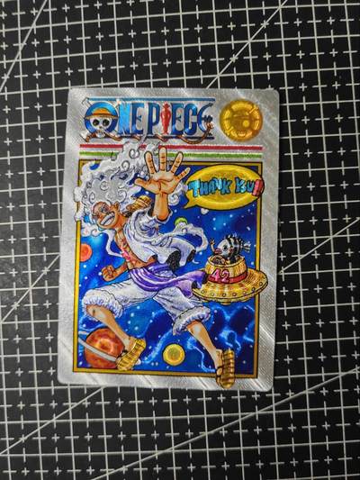 铃鹿第九期（提示一：自制卡难免瑕疵，可能存在撞角爆边等出厂瑕疵，介意慎拍；提示二：参拍请慎重，跑单押金不退的）） - 奇点路飞粗闪单卡