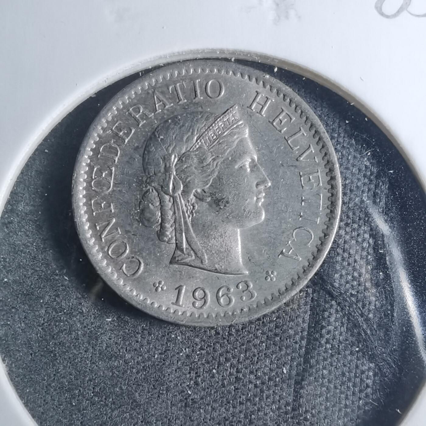 沼泽如烟--第885场 瑞士1963年五分