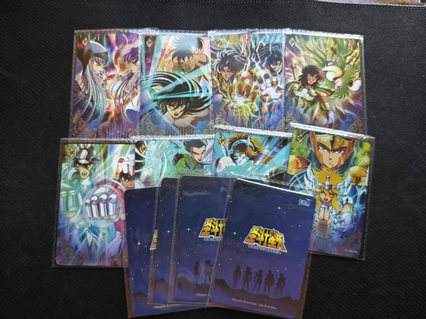 龙虎卡牌第六一场 （无佣金，单场满200元包邮，欢迎送拍） 【卡机原膜】12张 卡游圣斗士 各卡位