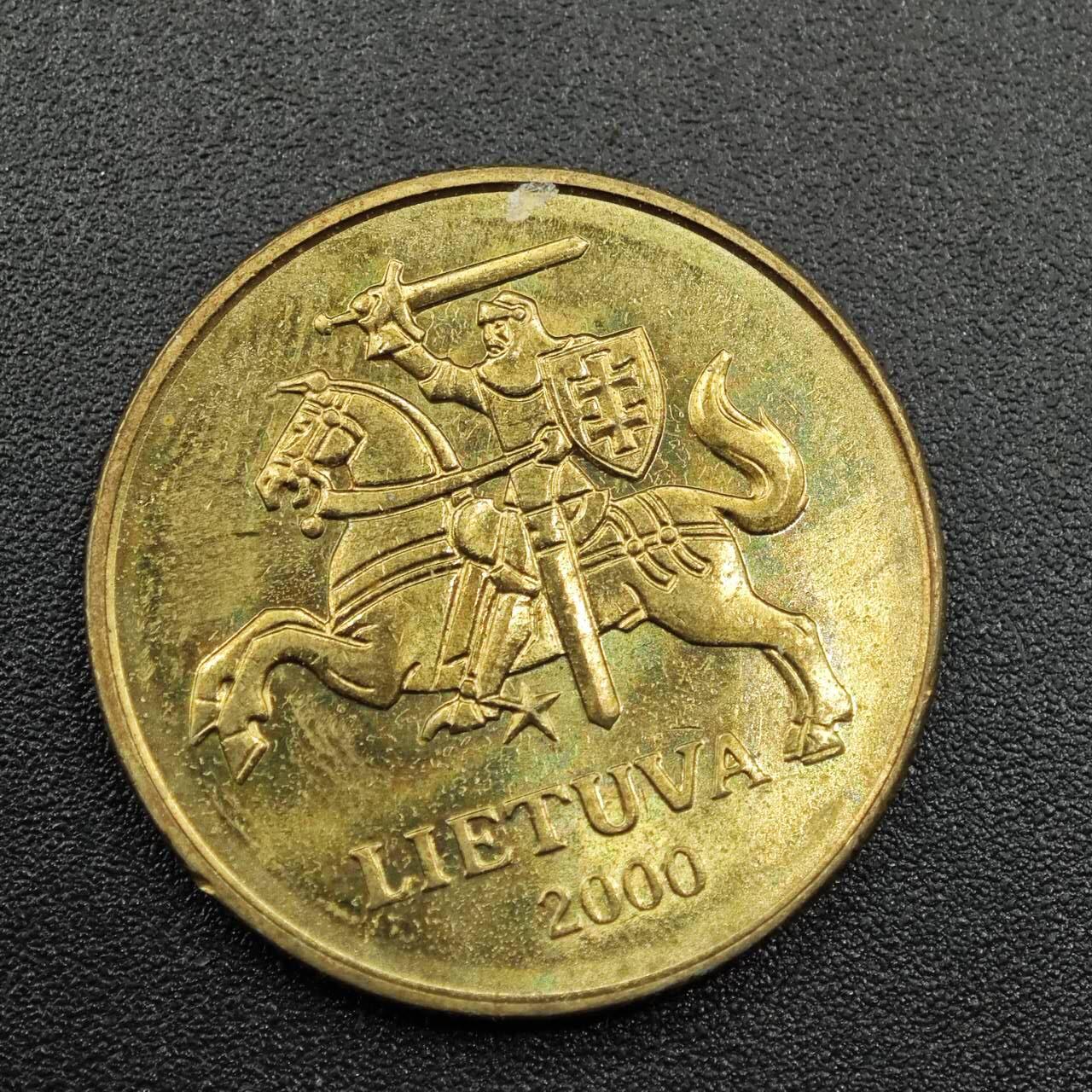 【淘币小摊】实时拍第七百八十一拍   散币场   满百包邮可预留二周 每周一统一发货   立陶宛2000年50分铜币