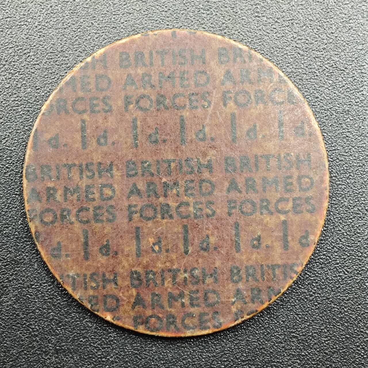 【淘币小摊】实时拍第七百八十一拍   散币场   满百包邮可预留二周 每周一统一发货   英国军票1便士木质代币