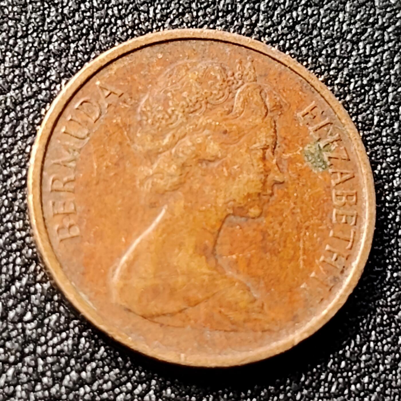 泉币菌-第120场-精品福利场 英属百慕大1971年 1分铜币