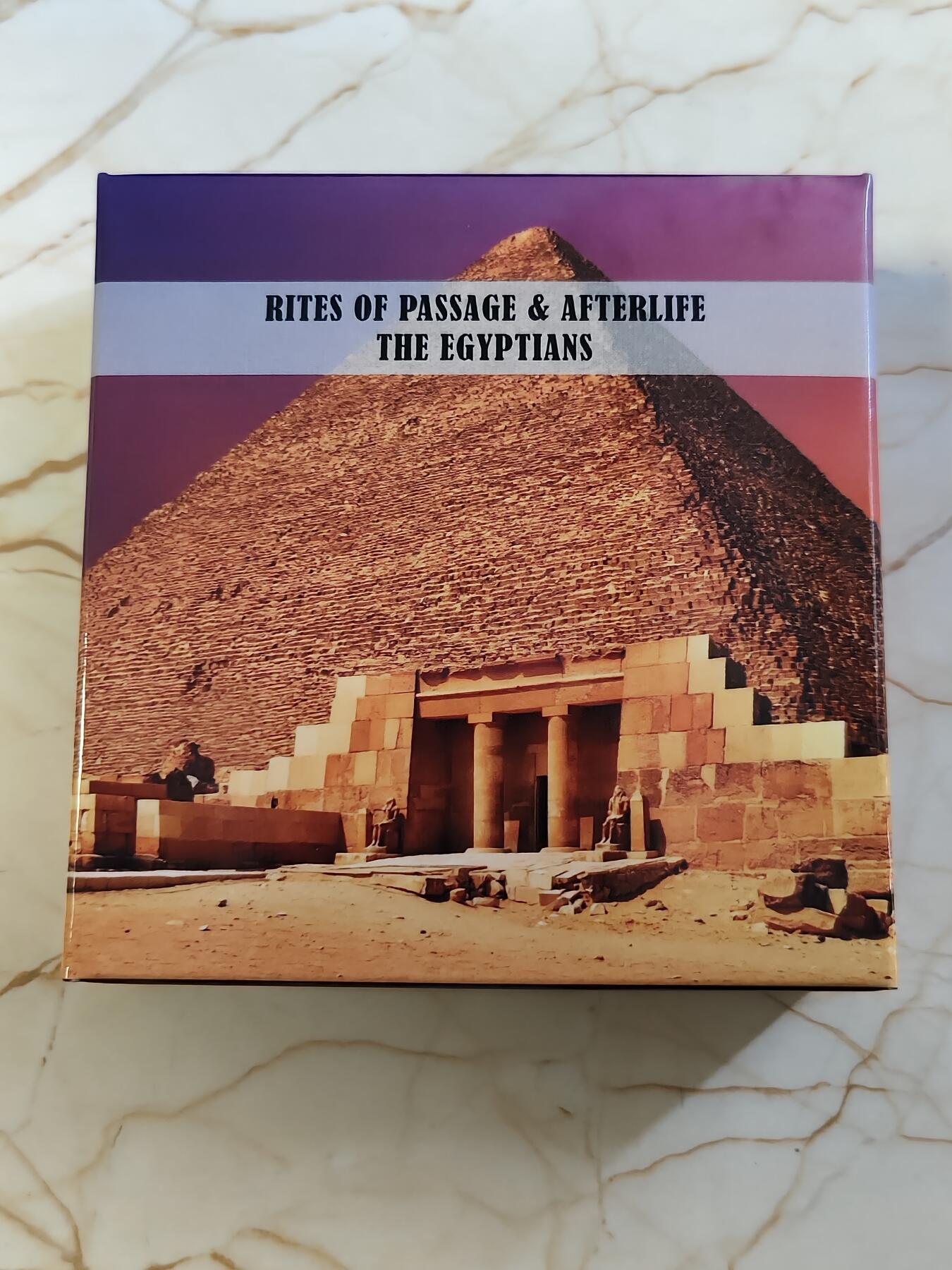 第180期拍卖【长期征集拍品】【北京币展专场】 帕劳2023年葬礼往生系列埃及2盎司仿古彩色纪念银币NGC-MS70首原盒证书，999银，发行555枚