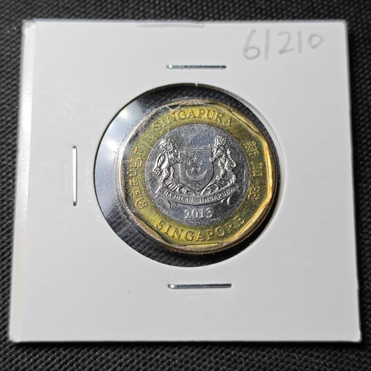 KK钱币收藏小铺  第361场  2月预留时间 周末发货  新加坡1元