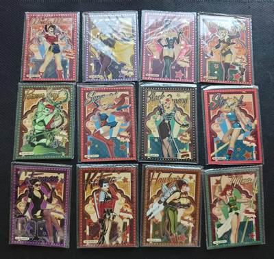 龙虎卡牌第六一场 （无佣金，单场满200元包邮，欢迎送拍） - 【卡机原膜】12张全 卡游dc 炮火佳丽一套（很好看）