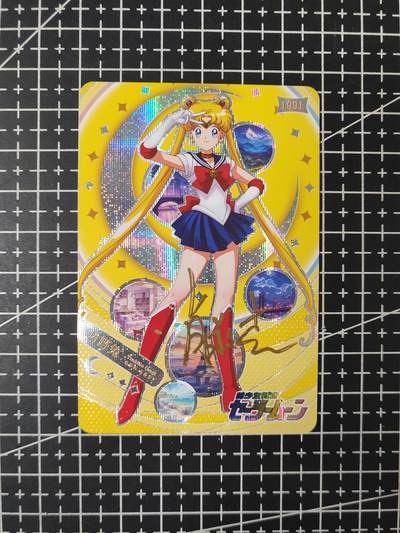 铃鹿第九期（提示一：自制卡难免瑕疵，可能存在撞角爆边等出厂瑕疵，介意慎拍；提示二：参拍请慎重，跑单押金不退的）） - 画师签字美战纱布闪单卡