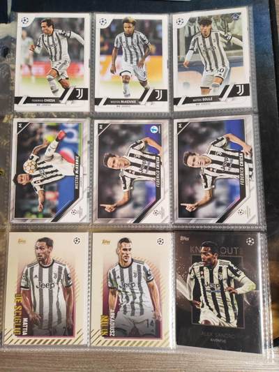 阳大大卡牌拍卖第79期（持续收拍品，周六晚上九点截拍，进群福利早知道） - 尤文图斯 球星卡 散卡 各工艺都有 17张 带膜入页
