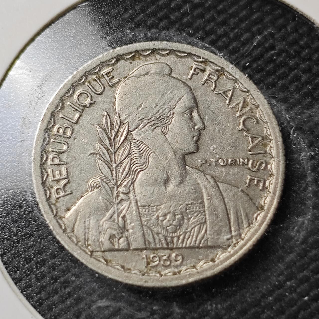 KK钱币收藏小铺  第362场  2月预留时间 周末发货  1939法属印支10分