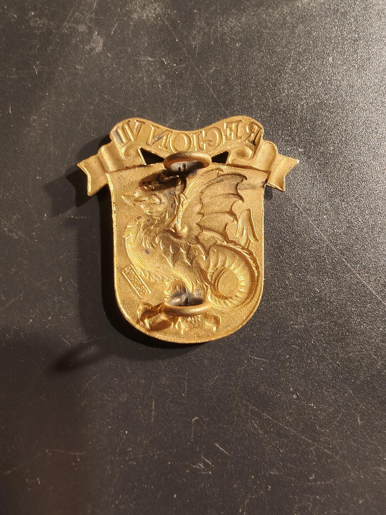 老王徽章第160期 丹麦陆军国民警卫队第7营帽徽