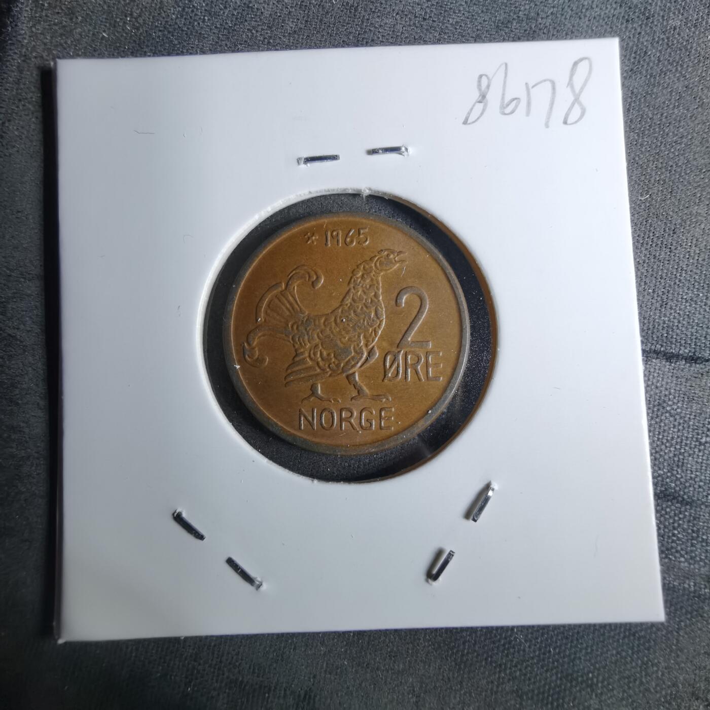 沼泽如烟--第886场 挪威1965年2欧尔