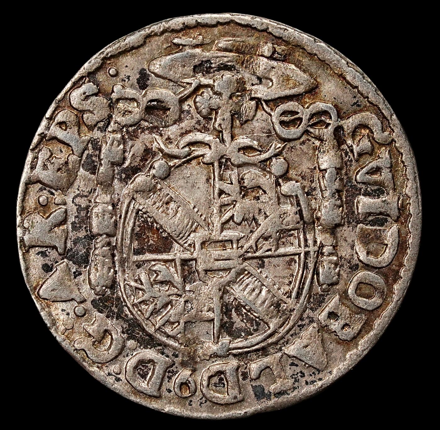 修遠堂世界钱币第九十一期 1656年神圣罗马帝国萨尔茨堡教区1克鲁泽银币 0.80g