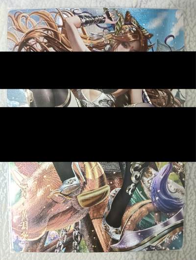 花开卡拍第45期（11月2号周日截拍，品控勿拍!!!拍品不寄存，运费5元，自制卡难免瑕疵，可能存在轻微撞角爆边等出厂瑕疵，品控介意勿拍！） - 卡玩帕克 魂姬三国 黄月英 1张 粗闪