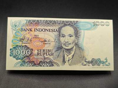 【淘币小摊】实时拍第七百八十三拍   无佣金纸币福利场   满百包邮可预留二周 每周一统一发货   - 印尼1000卢比