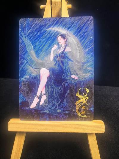 第二十八场  无佣金 不寄存 不收拍 卡牌设有底价 拒绝小号抬价 大家放心拍 所有拍品全部有卡膜 自制卡牌 不包厂瑕 放大镜 品控 勿拍 流拍商品会循环 感谢大家支持 留个关注 不定时上新 谢谢 - 奇点卡牌 宗 嫦娥