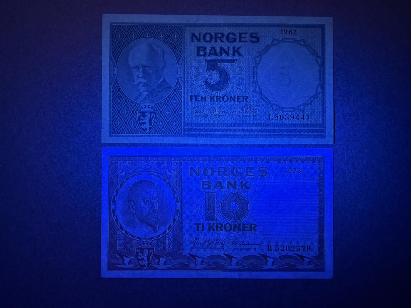 《艾美收藏》第218期-11.2周日外币荟萃 挪威5、10克朗2张 AU 1962、1973年版
