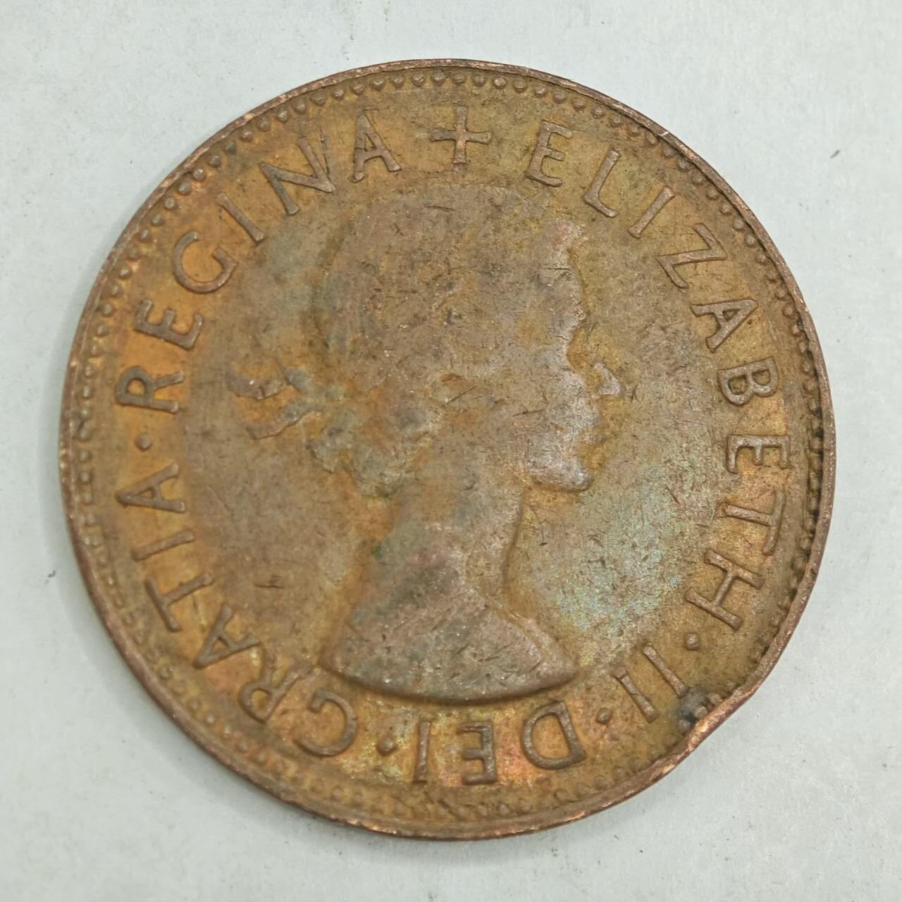 【淘币小摊】限时拍第七百八十四拍  老铜币场  满百包邮可预留两周  周一统一发货  澳大利亚1954年一便士铜币