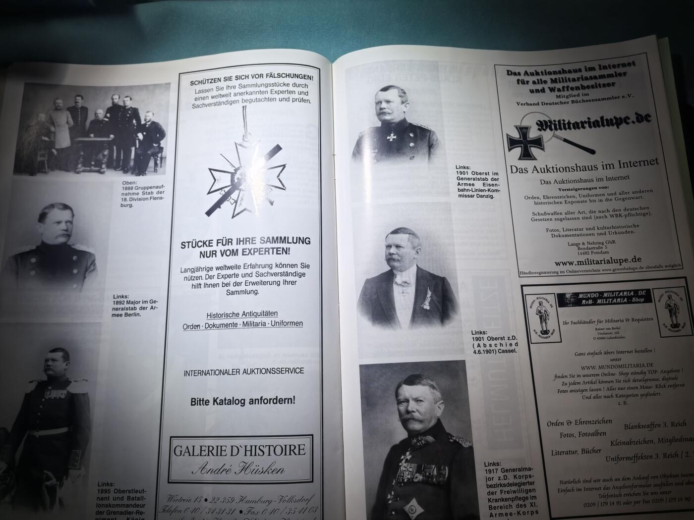 盛世勋华——号角文化勋章邮票专场拍卖第286期 德国出版 Militaria-Magazin杂志 2003年9/10月刊总第109期 58页