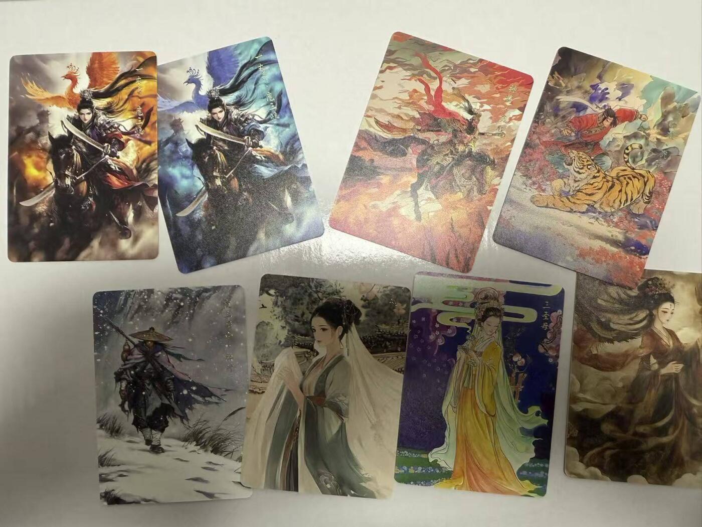 龙虎卡牌第六一场 （无佣金，单场满200元包邮，欢迎送拍） 【编号390】普卡套卡 喵咔咔 百相豪侠录 天罡篇（含36天罡及所有特卡及异色卡 全套编号390）