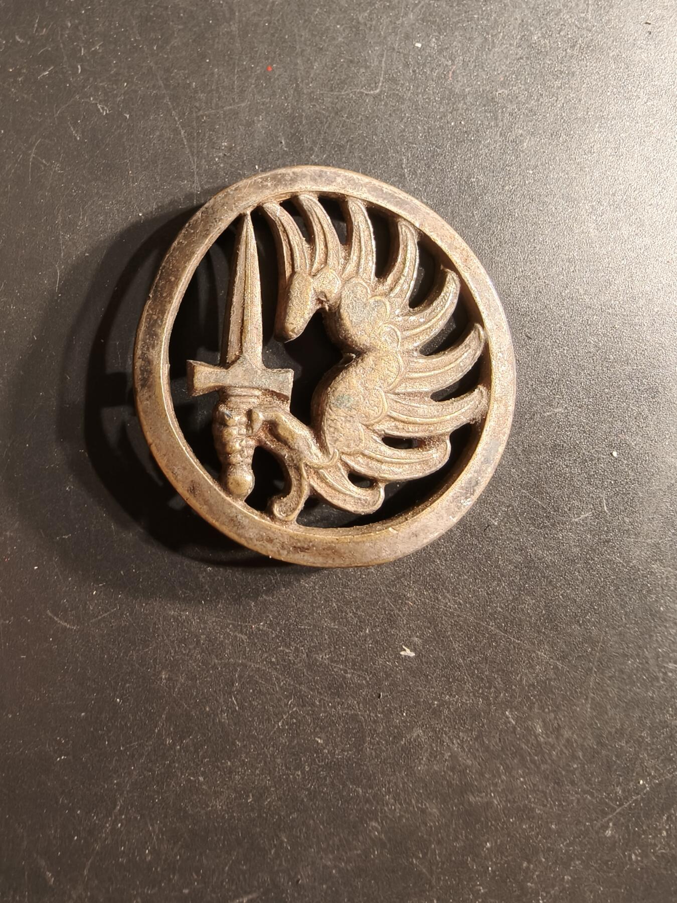 老王徽章第160期 法国外籍军团伞兵贝雷帽徽 