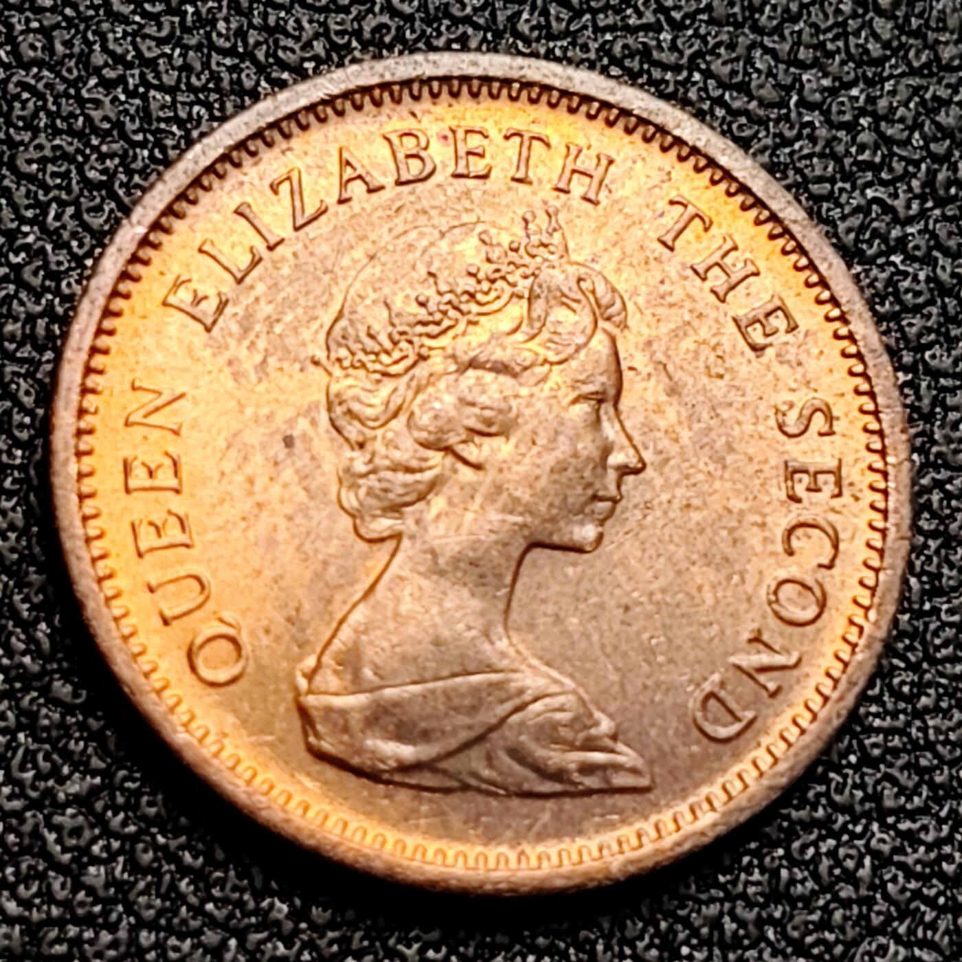 泉币菌-第122场-精品福利场  英属泽西1971年 1/2先令铜币 