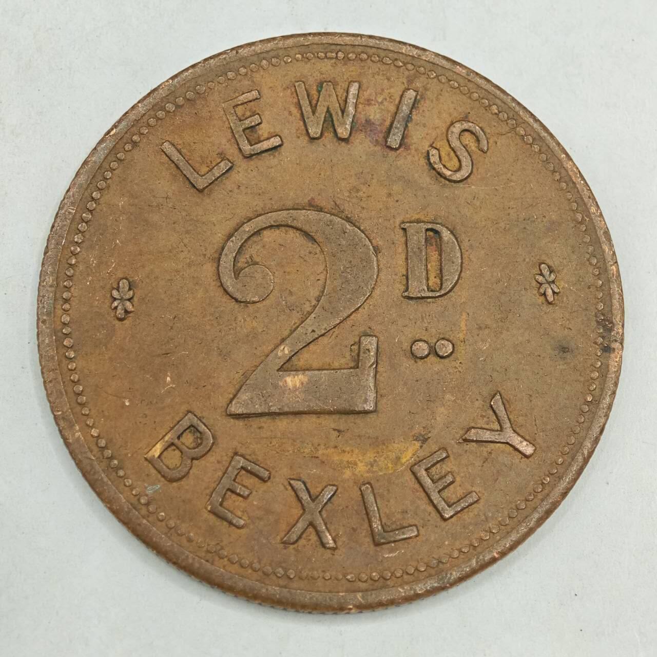 【淘币小摊】限时拍第七百八十四拍  老铜币场  满百包邮可预留两周  周一统一发货  英国2便士铜币代币