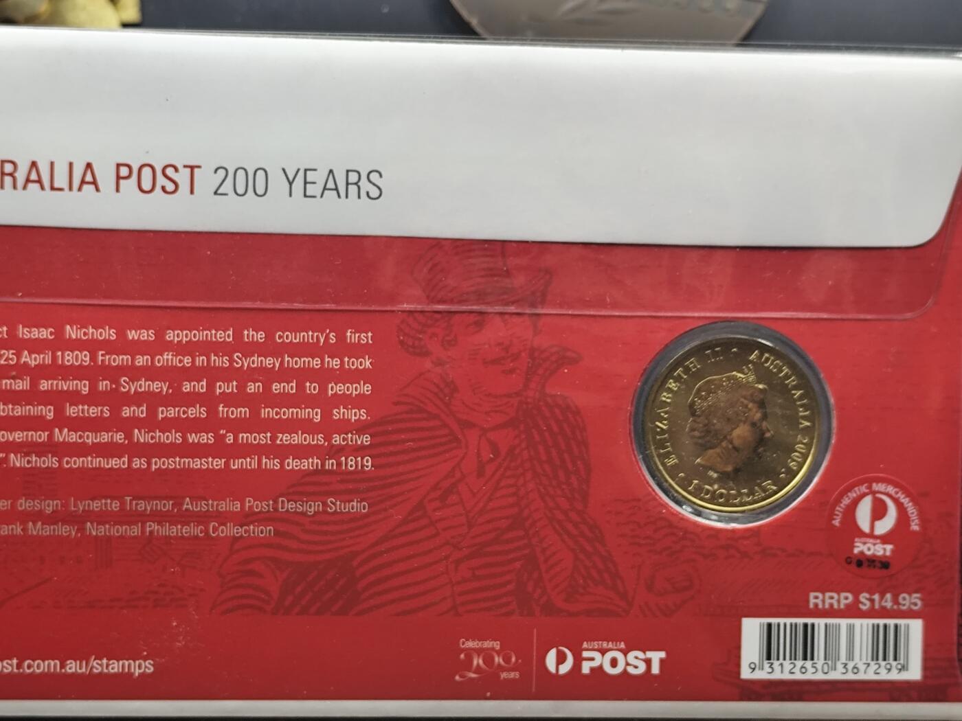 10月底 冲业绩 来一波精品证章场子 澳大利亚邮政200周年纪念币