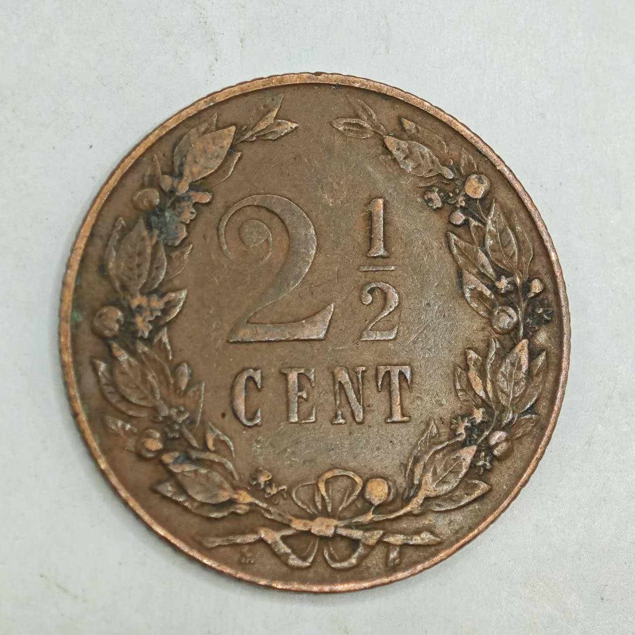 【淘币小摊】限时拍第七百八十四拍  老铜币场  满百包邮可预留两周  周一统一发货  荷兰1903年2.5分铜币